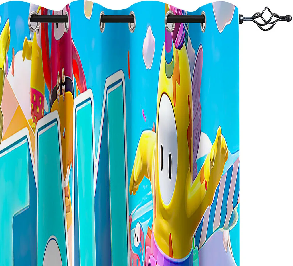 Высококачественная 3d занавеска на заказ цвет Кетон аниме мультяшная роскошная 3D