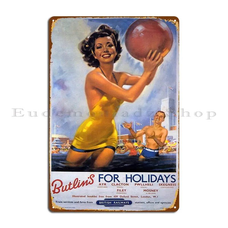 Винтажный постер в британском стиле железная дорога для буталина 1920-х годов