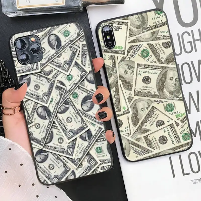 

Money Dollars Bill Cash Ben Franklin Phone Case For Iphone 11 12 13 14 Pro Max 7 8 Plus X Xr Xs Max Se 2020 Mini Case
