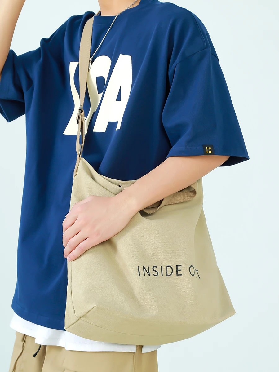 

Модная японская Холщовая Сумка через плечо, повседневная Портативная сумка большой вместимости на ремне, Студенческая классная женская сумка в стиле колледжа