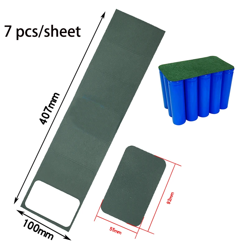 

18650 литий-ионная батарея 2x2 3x3 квадратная 2x 3/2x 4/2x 5/2x6 Длинная лента изоляционная прокладка разделитель твердая ячменная бумага с клейкой основой