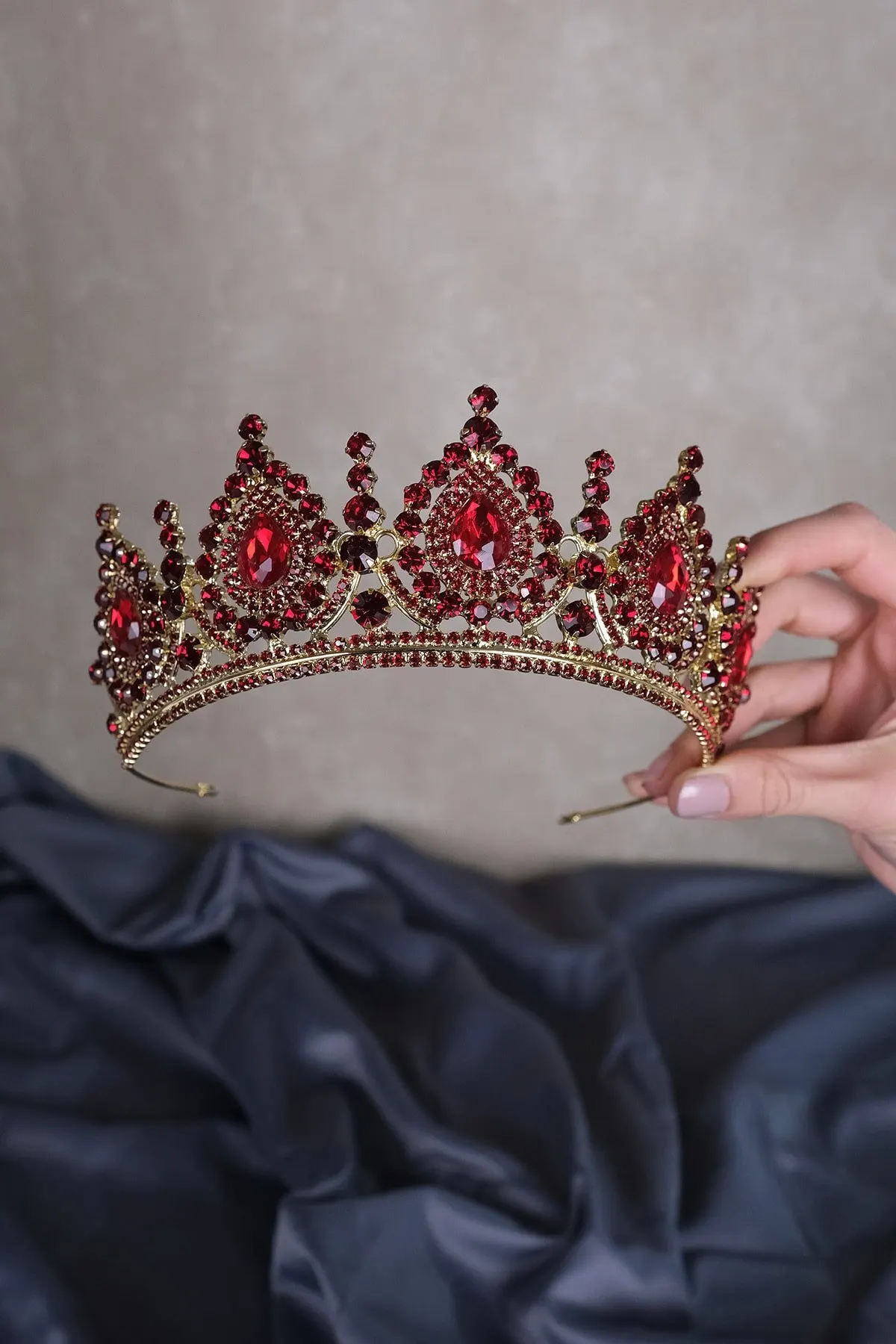 

Свадебные аксессуары Ahu Drop Хрустальный Камень свадебная корона для невесты и невесты ручной работы