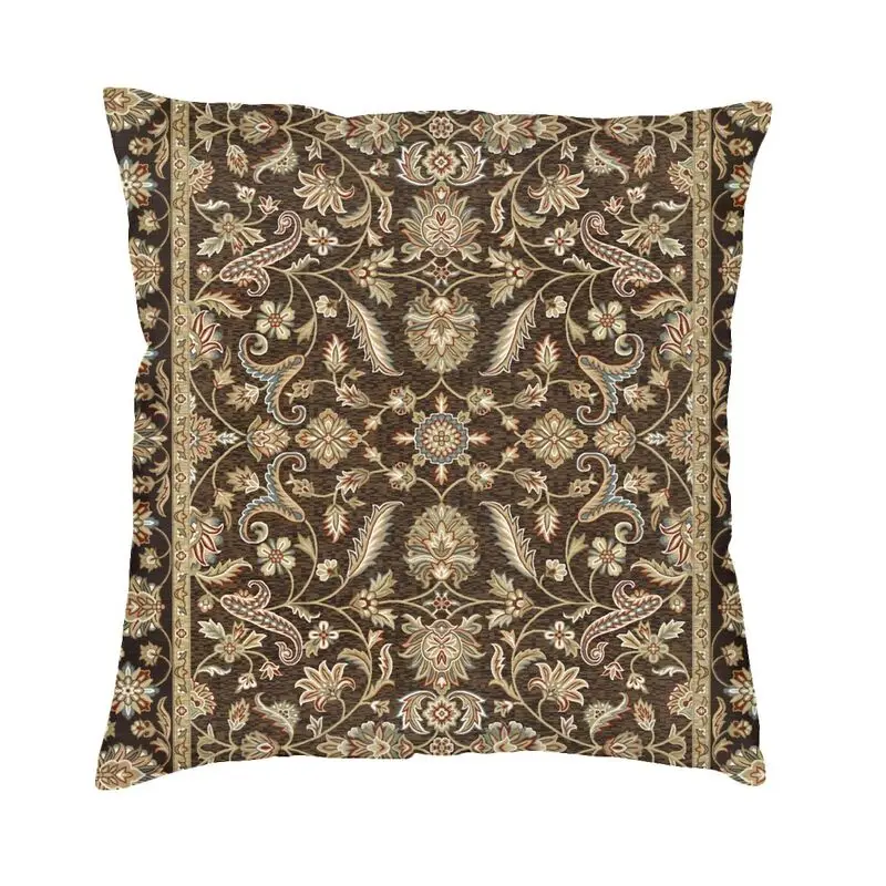 Bohemia Ethnic Tribal Carpet Cushion Cover 45x45 cm Antique Persian Rug Soft Throw Pillow Case Home Decoration Sofa Seat Pillows