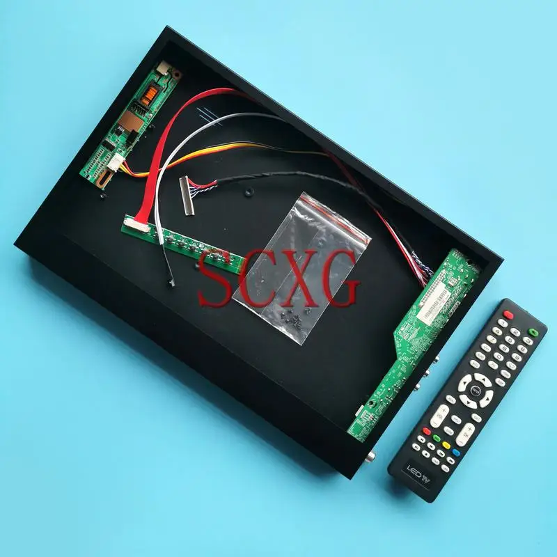 

Metal Case+TV Analog Driver Board Fit LP154WX4-TLC1/TLCA/TLD2 DIY Kit 1CCFL 1280*800 15.4" 30Pin LVDS VGA AV USB HDMI-Compatible