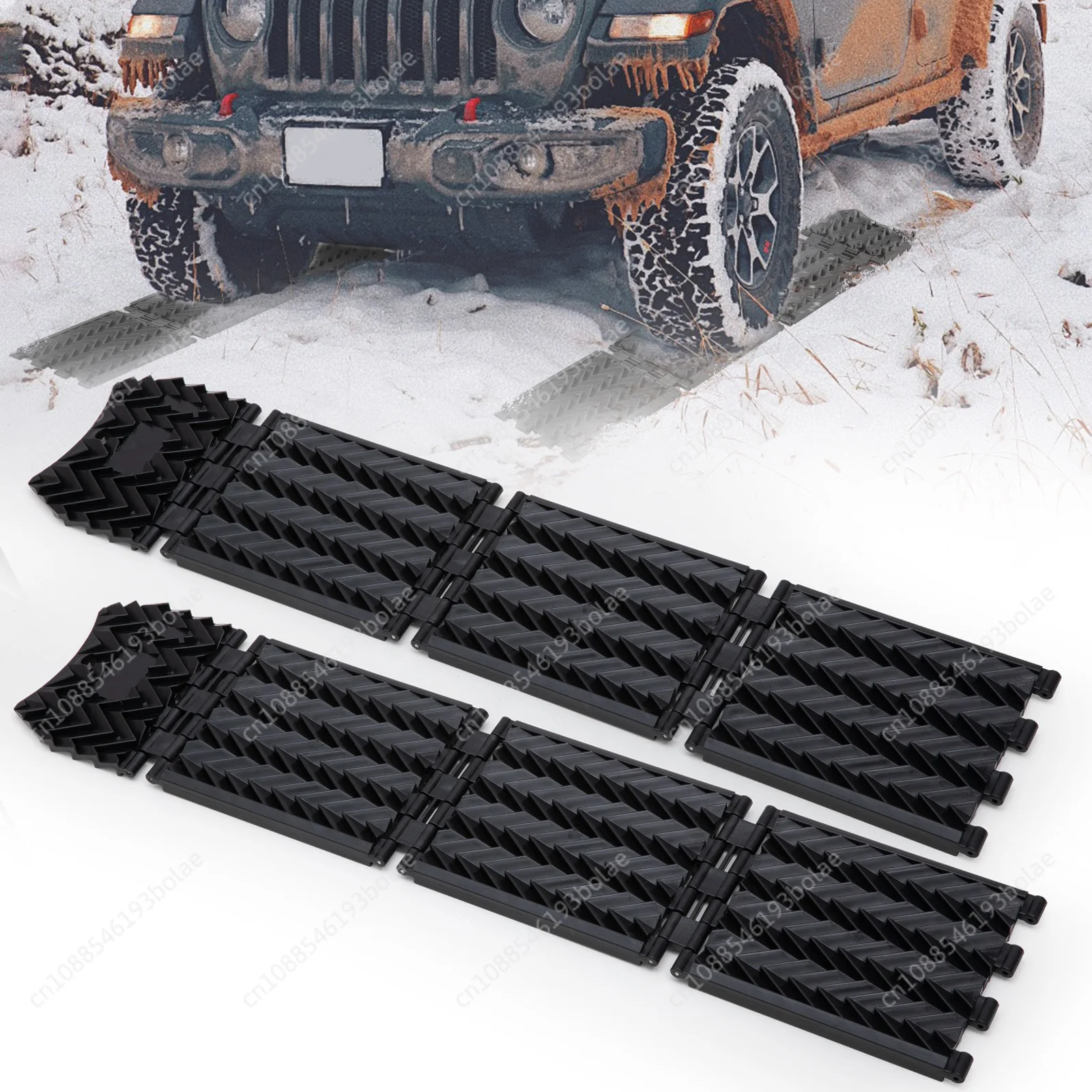 Foldable Off Road 4x4 Snow Sand Emergency Tire Traction Boards Recovery Tracks
