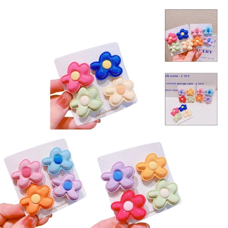 

Resin Flower Hairpin Decorative Hair Barrettes Stylish Hair Accessory DropShip