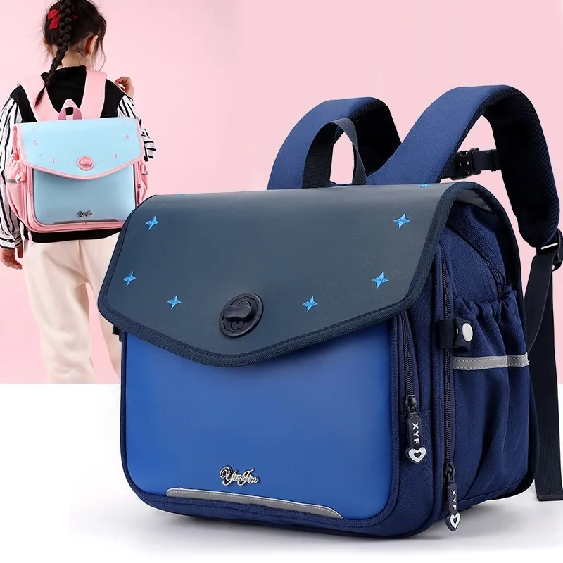 Рюкзак из искусственной кожи и нейлона с отражающими полосками