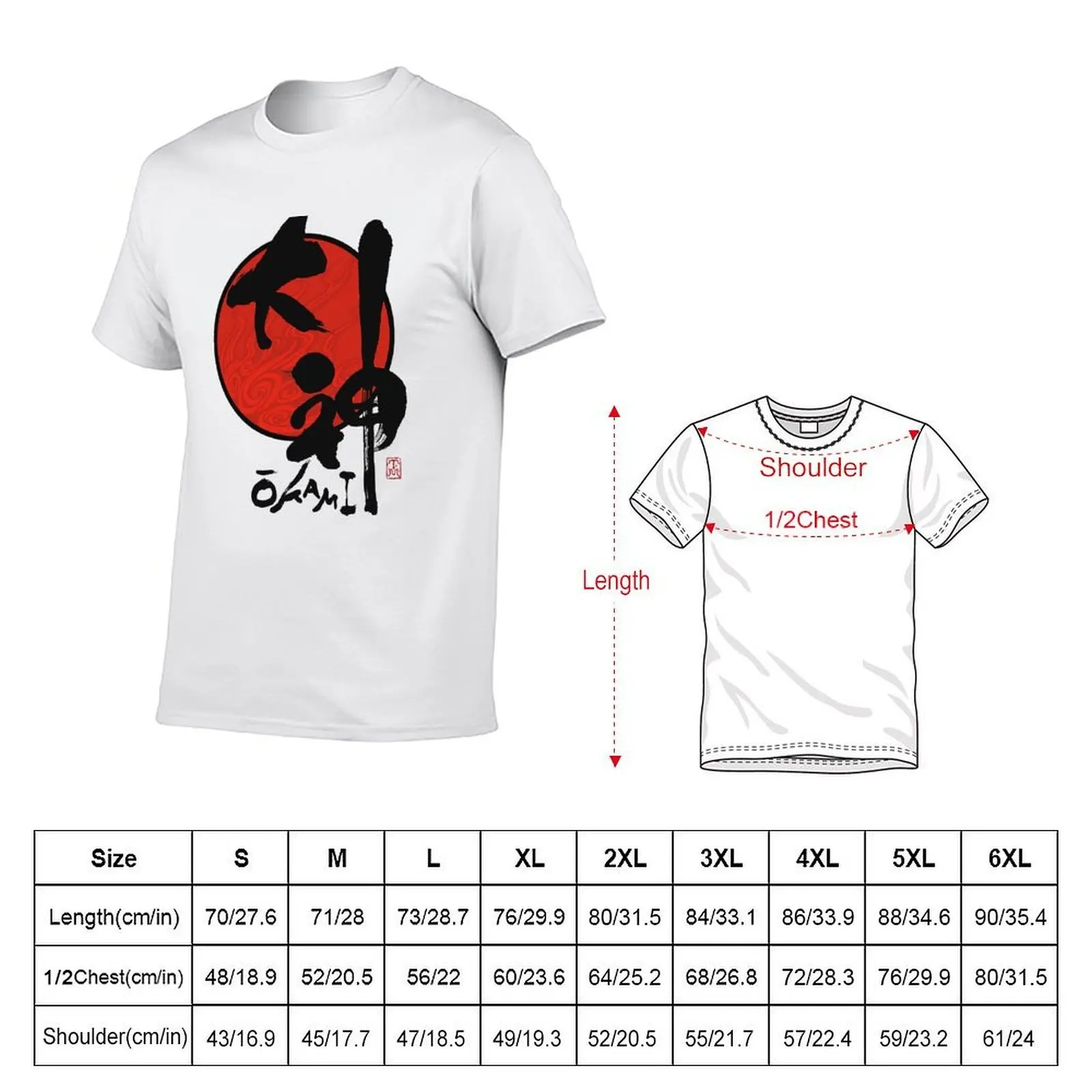 Фото Футболка Okami Logo Premium, мужские футболки с забавным принтом, летние футболки для мужчин, хлопковая футболка №2