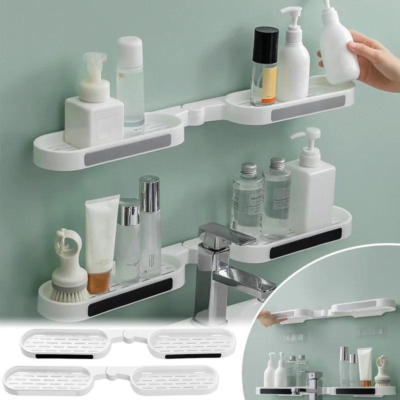 

Держатель для душа, полка для ванной комнаты, полки для стойки, подставка для шампуня, без сверления, подъемный стержень, держатель для душевой лейки, стойка-Органайзер