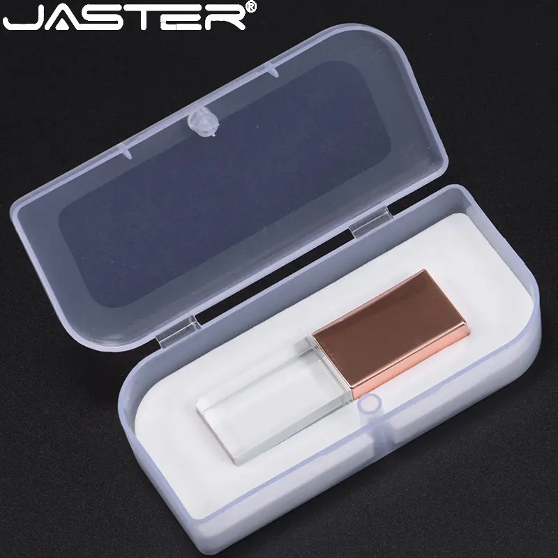 

USB-флеш-накопитель JASTER с золотым кристаллом, 128 ГБ, с бесплатным логотипом на заказ, внешний накопитель объемом 64 ГБ, карта памяти 32 Гб, карта п...