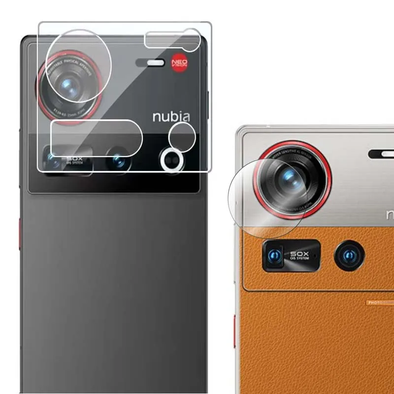 Фото Для ZTE nubia Z70S Ultra камера безель крышка против царапин закаленное стекло прозрачная пленка Har тонкая полая защитная крышка для объектива наклейка №1