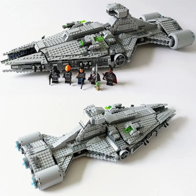 

Новинка, звездная игрушка, 1336 шт., набор из императорсветильник легкого круизера, строительные блоки, кирпичи, игрушки, образовательные детс...