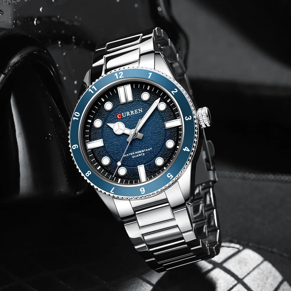 CURREN мужские классические часы лучший бренд класса люкс бизнес кварцевые браслет