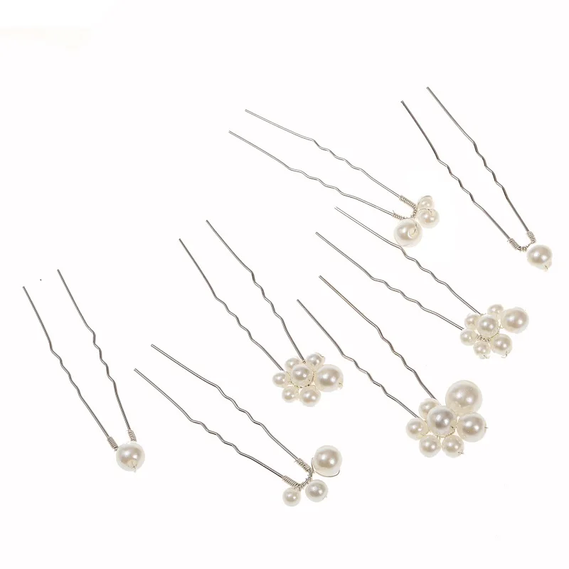 1 компл. Свадебные заколки для волос из искусственного жемчуга свадебные