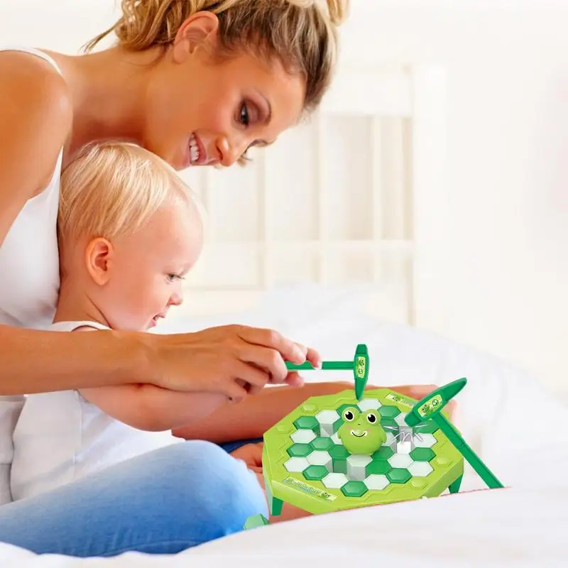 Мини-ловушка для пингвинов семейная игрушка разбивания льда игра с пингвином