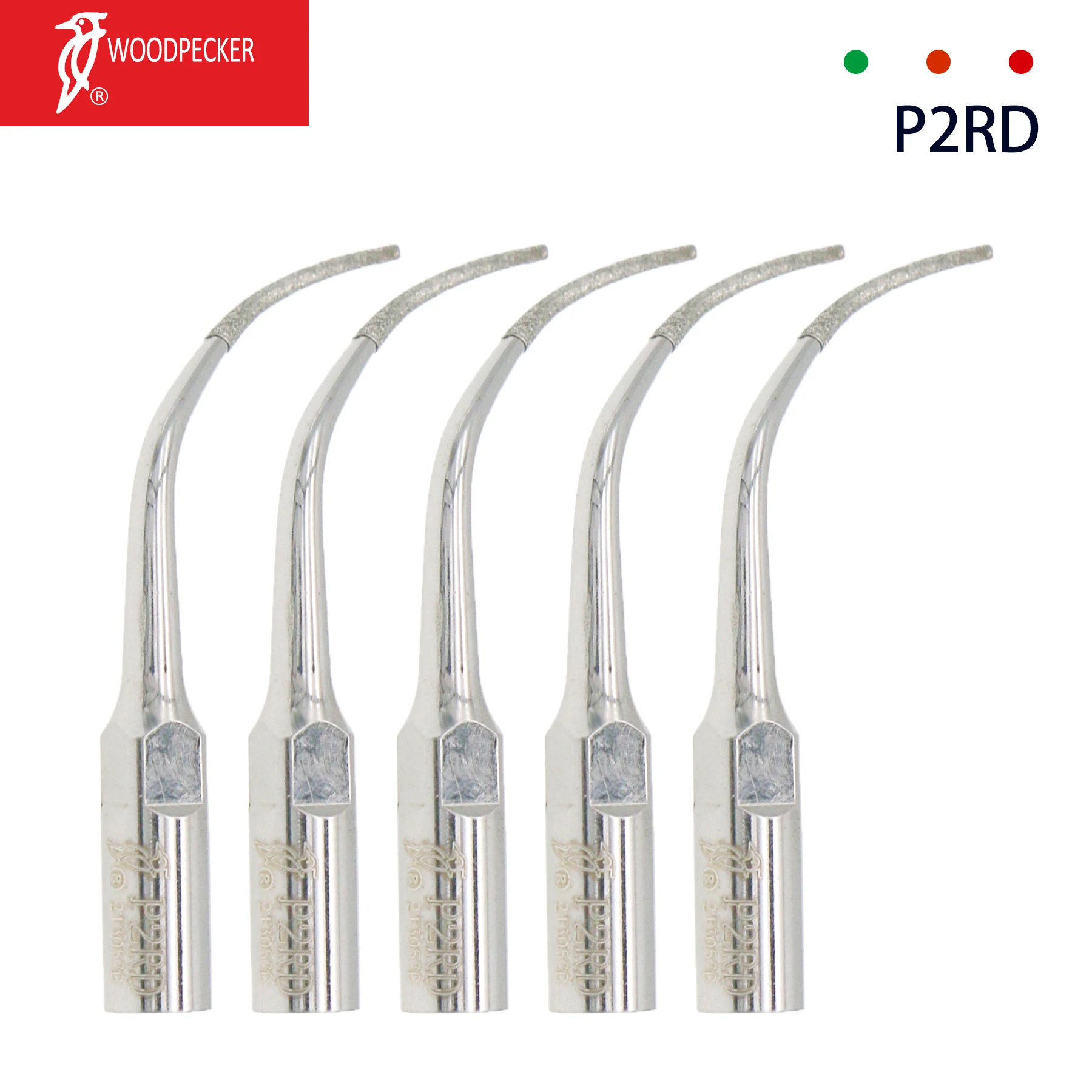 

P2RD Woodpecker Dental Perio наконечники с алмазным покрытием подходят для EMS UDS Ультразвуковой скалер