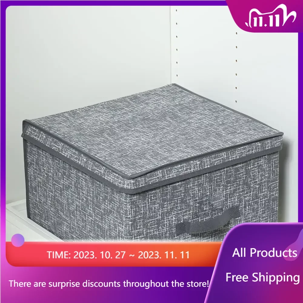 

Graph Line Jumbo Non-Woven Storage Box with Label Window Fast Transportation