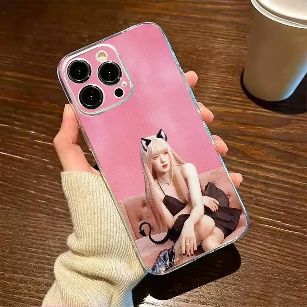 Прозрачный мягкий чехол для iPhone 17, 16, 15, 14, 13, 12, 11 Pro, Max, Plus, X, XS, XR, SE4 с изображением очаровательной актрисы Луси Цзы-Чжао (art.: 3920db02acc88) - 3920db02acc88