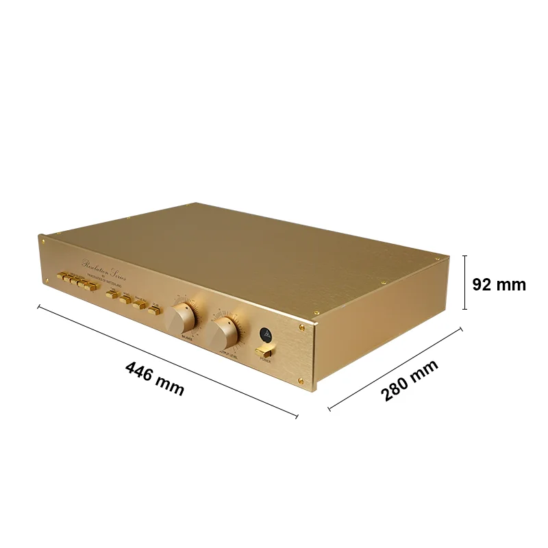 Фото Аудиоусилитель Audio Clone Switzerland FM255 Classic Gold для аудиофилов, Hi-Fi стереоусилитель для колонок и домашнего кинотеатра №4