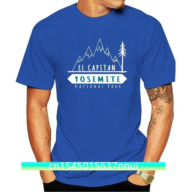 

Men Funny T Shirt Fashion tshirt El Capitan Yosemite National Park Women t-shirt