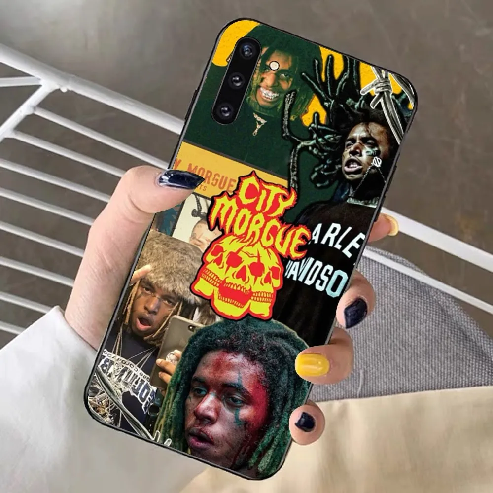 C-City Morgue Zillakami Phone Case For Samsung Note 8 9 10 20 Pro Plus Lite M 11 30 21 31 51 A 22 42 02 03