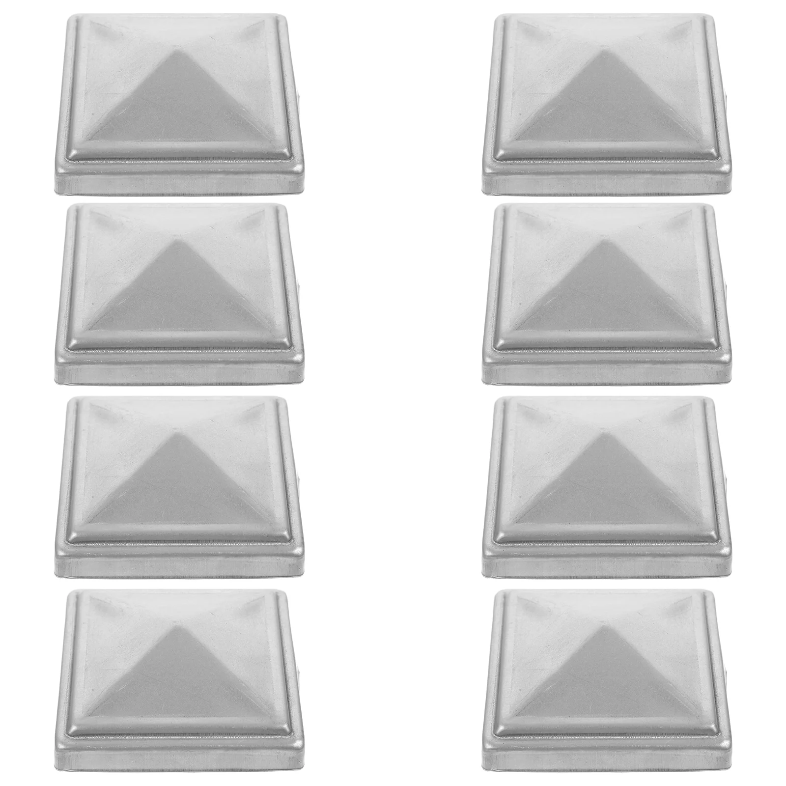 

8pcs Post Caps Covers Decorative Fence Post Caps Metal Post Covers for Garden Yard Patio