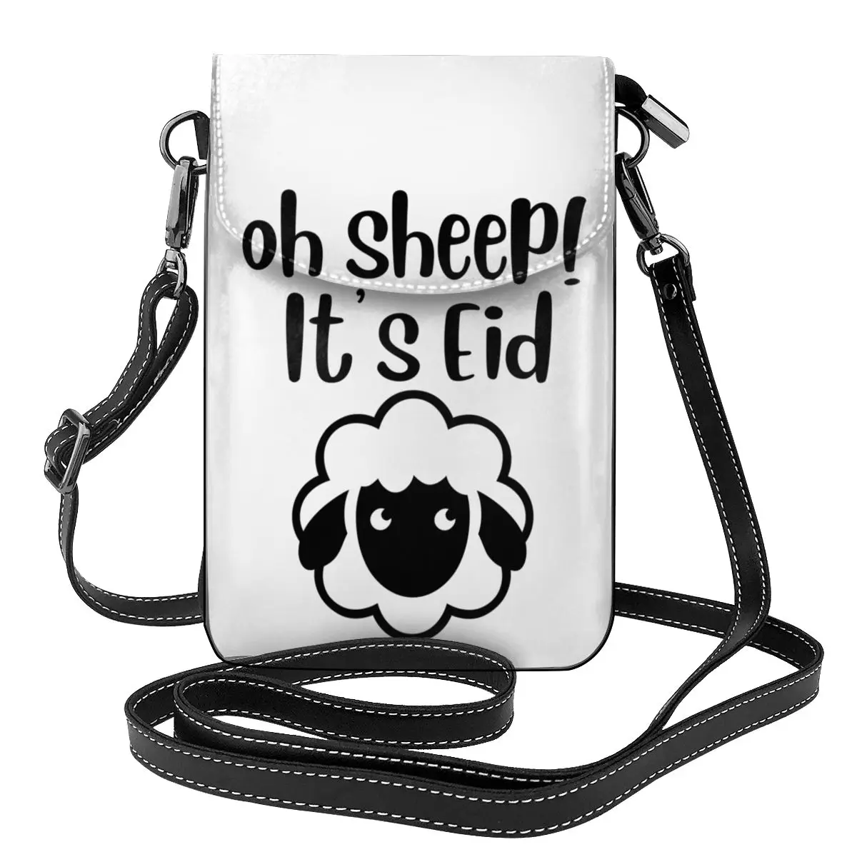 

Eid Mubarak Shoulder Bag oh sheep it is Eid Funny Travel Female Women Bags Gift Stylish Leather Purse