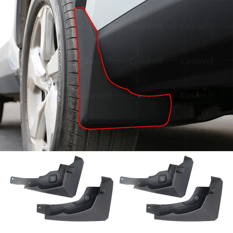 

4 шт., Автомобильные Брызговики для Toyota RAV4 XA50 2019-2020