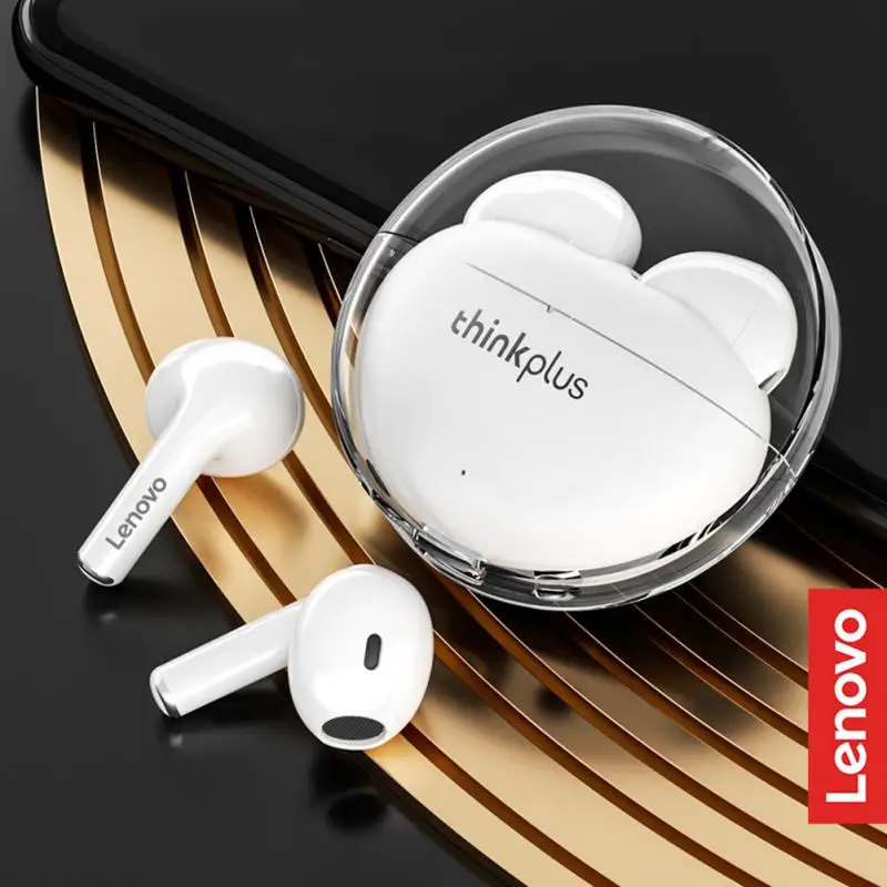 

100% оригинальная беспроводная гарнитура Lenovo LP80 TWS Bluetooth шумоподавление HIFI Качество звука вставные наушники 9D двойная стереогарнитура