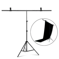 photography photo backdrop stands t shape background frame support system stands with clamps for photo studio multiple sizes