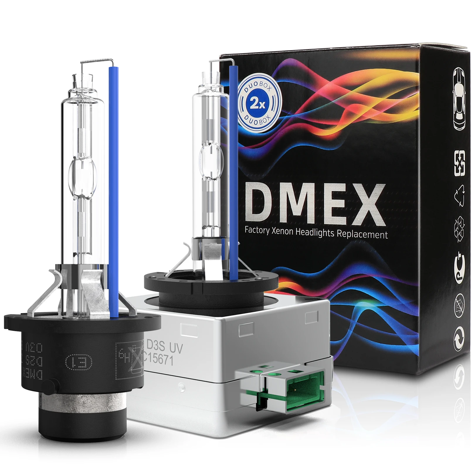 DMEX модернизированные OEM D1S D2S D2R D3S D4S D4R ксеноновые HID лампы фар 4300K 5500K 6000K 8000K Замена