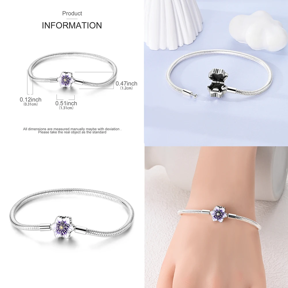 Красочная цепочка из стерлингового серебра 925 пробы с цветным цирконием Dream Net &amp