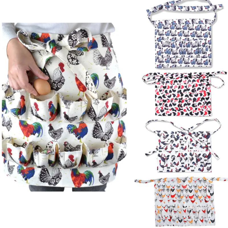 

Multi-pocket Egg Collecting Harvest Aprons Chicken Farm Working Apron Goose Eggs Collection Aprons Aprons for Woman