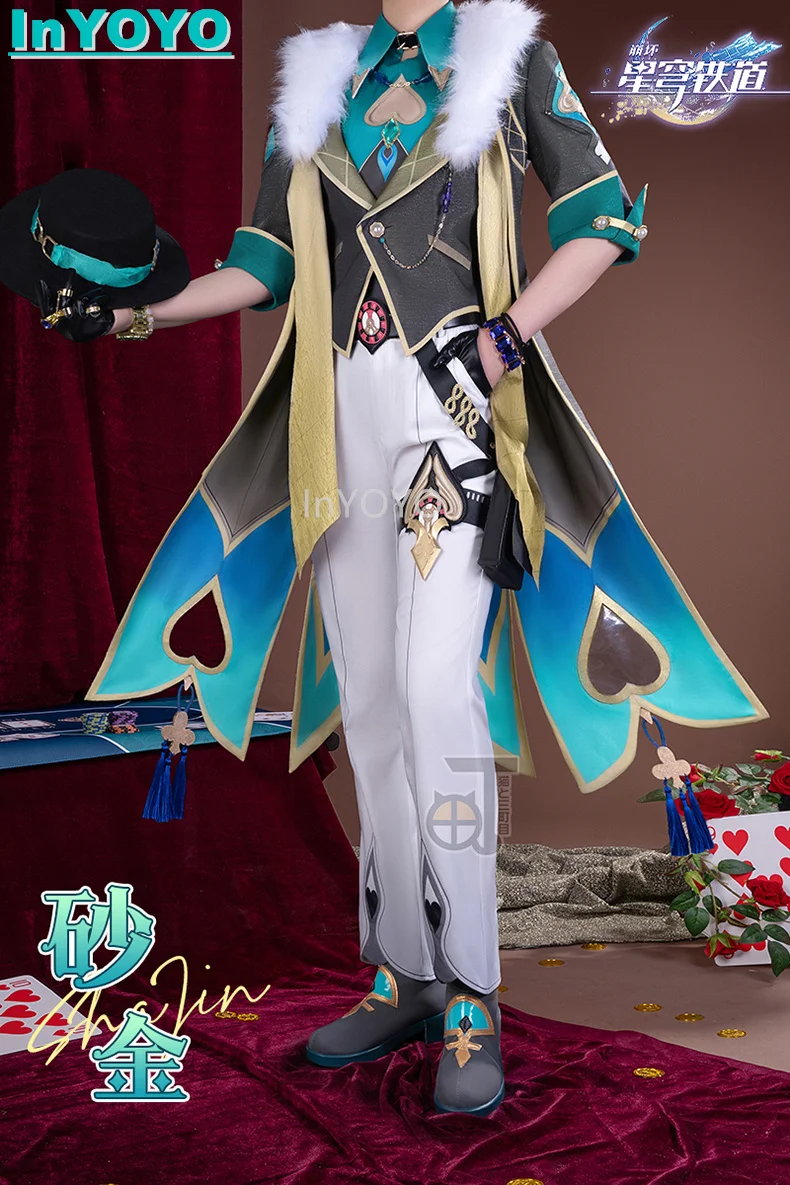 InYOYO Aventurine Косплей Костюм Honkai: Star Rail игровой костюм модная красивая униформа