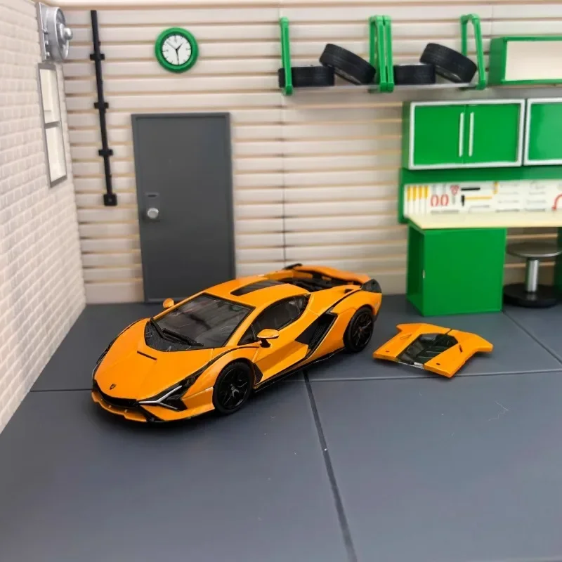 Игрушки HH 1/64 LAMBORGHINI SIAN FKP 37 супер автомобиль COLLEETON ограниченная серия игрушечный
