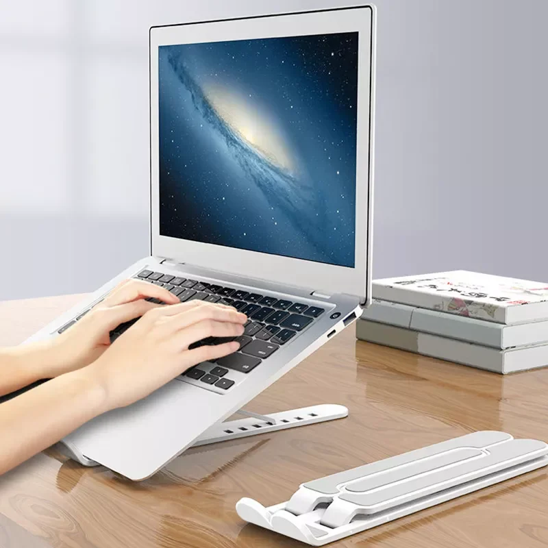 

Hot Ticket Portable Laptop Stand Foldable Support Base Notebook Stand For Macbook Pro Tablet PC Computer Laptop Holder Cooling P