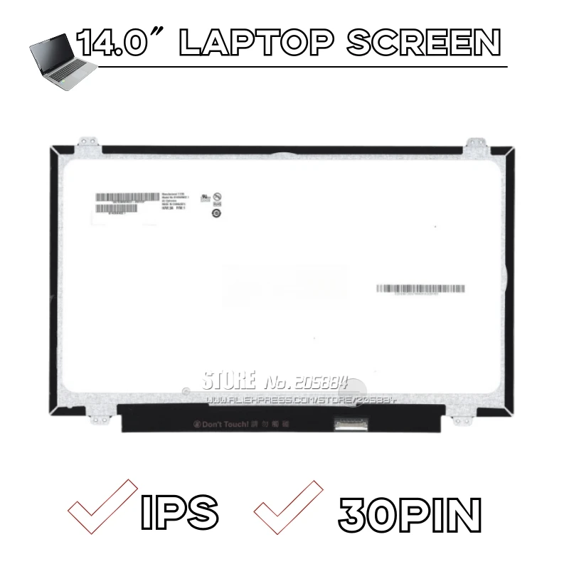 Fof Lenovo ThinkPad T450S LCD screen NT140FHM-N41/N42 N140HGE-EAA 1920X1080 FHD