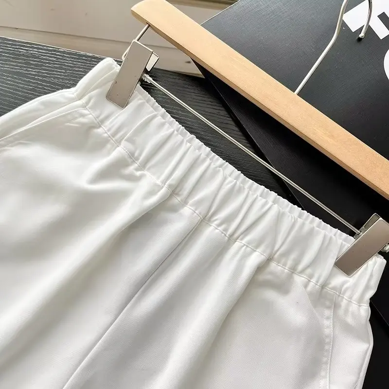 Jenny&Dave Solid Simple Commuter Casual Shorts Women British Fashion Ladies Boyfriend Style Cotton Bermuda