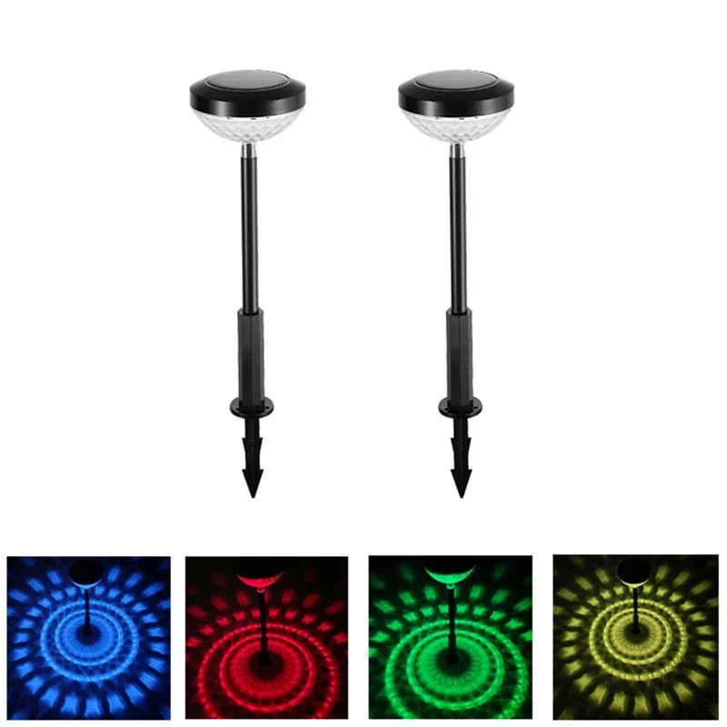 

Garden Lights Solar LED Light Outdoor Waterproof RGB Color Changing Solar Pathway Lawn Lamp for Garden Decor Landscape Lighting