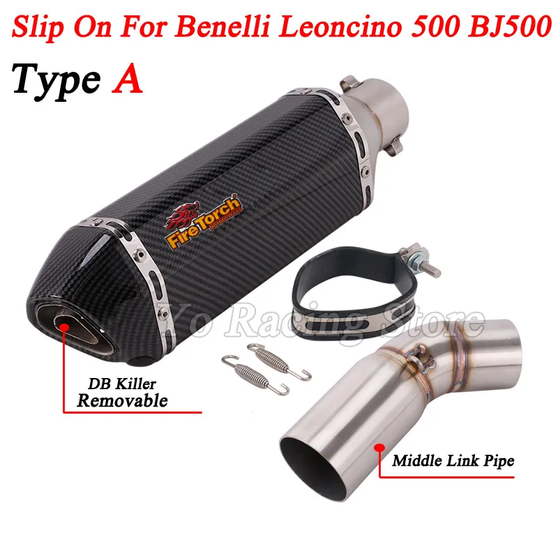 Выхлопная система для мотоцикла Benelli Leoncino 500 BJ500