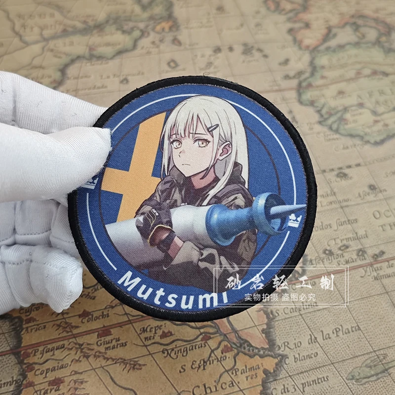 Взгляд! Это MyGO! Нашивка Mutsumi Wakaba значок для морального духа два размера аниме
