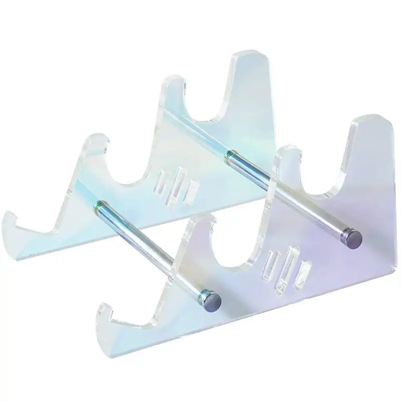 

Acrylic Keyboard Stand Keyboard Desk Colorful Display Holder Space Saving Keyboard Rack For Storage Portable Keyboard Holder For