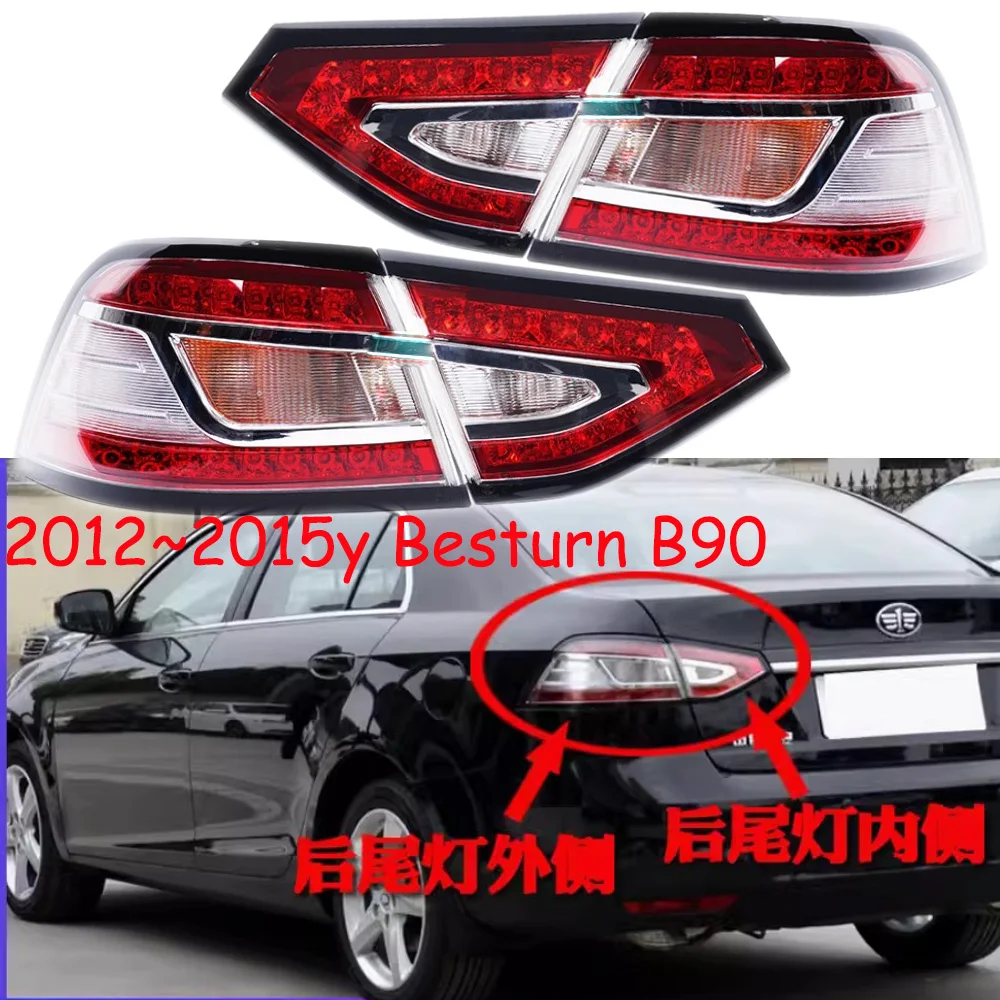 Фото 1 шт. автомобильный аксессуар: задний фонарь (стоп-сигнал) для Volkswagen Besturn B90, 2012-2015 гг., противотуманный фонарь для VW Besturn B90, задний фонарь №1