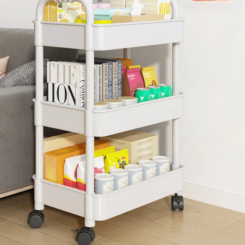 Тележка для кухни напольная спальни многоуровневый органайзер детских закусок