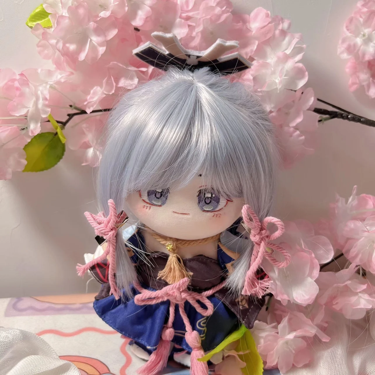 

Game Genshin Impact Cute Sweet Kamisato Ayaka 20cm Plush Stuffde Doll Anime Plushie Outfit Toy Cosplay Kawaii Birthday Gift Kpop