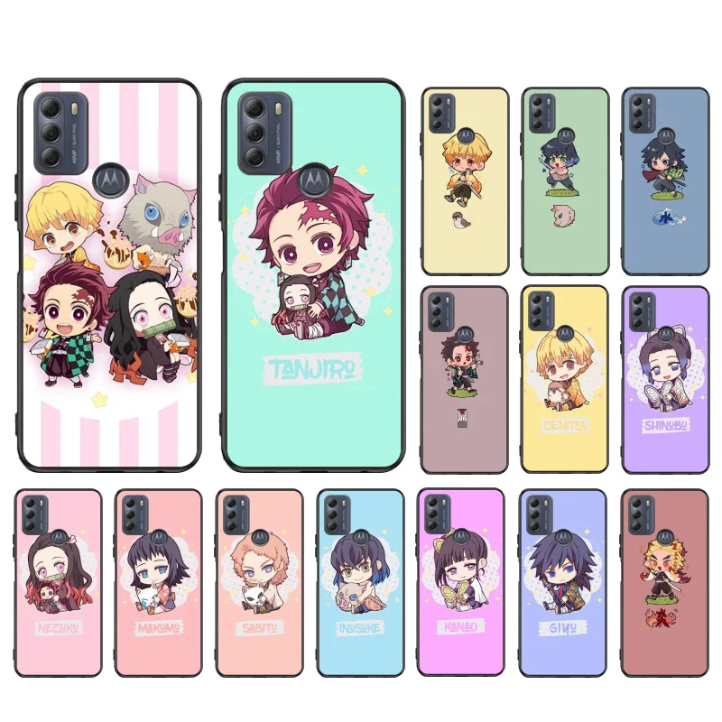 

Demon Slayer Kimetsu No Yaiba Cute Phone Case for Motorola Moto G 5G G50 G30 G20 G10 G60 G Pure G Stylus G100 G9Plus G Power