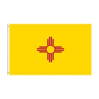 3x5 ft new mexico flag polyester digital printed usa state banner