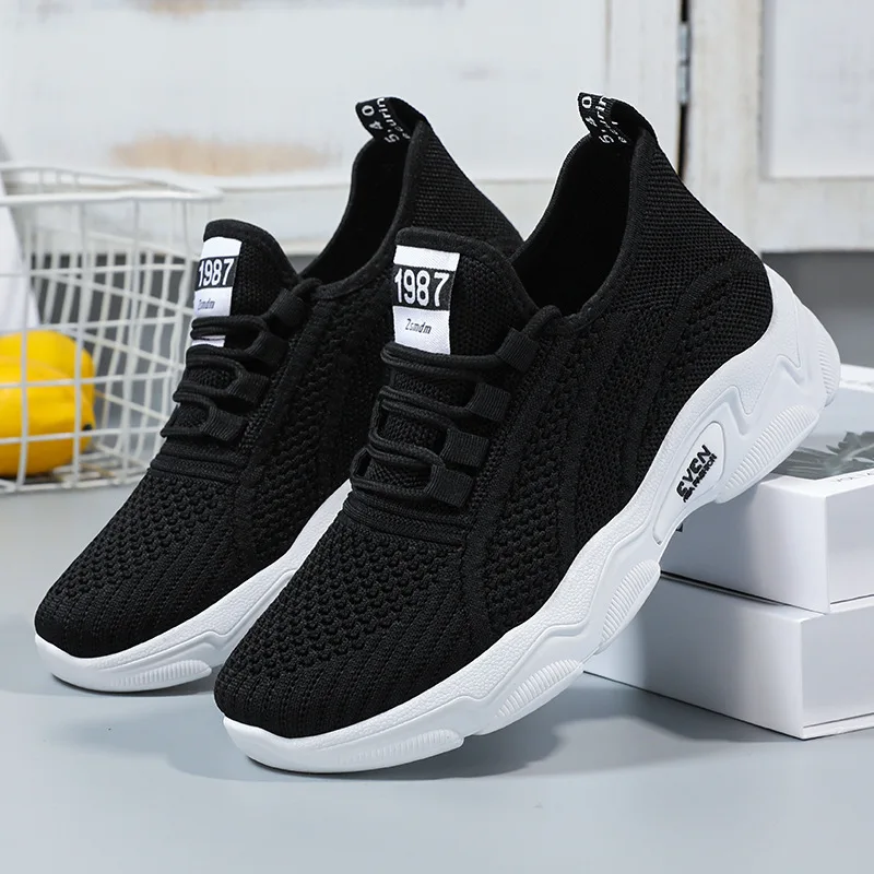 Women's Breathable Non-slip Platform Fashion 2023 New Casual Shoes Korean Running Shoes Sneakers Shoes for Women