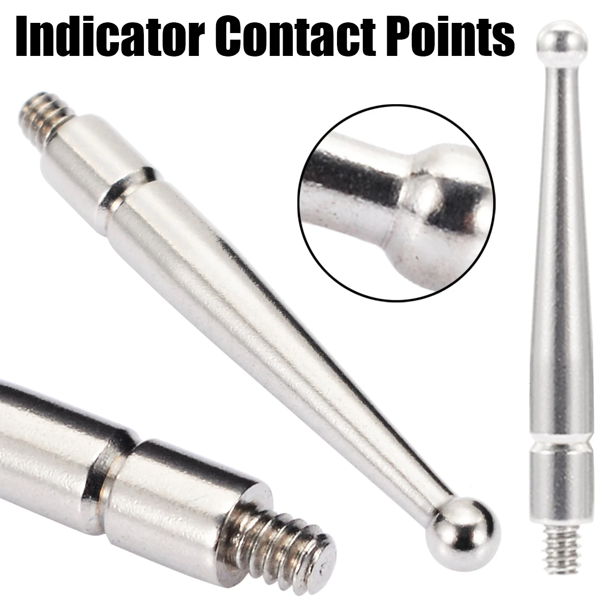 

1pc 2mm M1.6 Thread Carbide Indicator Contact Points For Interapid Mitutoyo Dia Micrometer Tip Lever Dial Test Probe