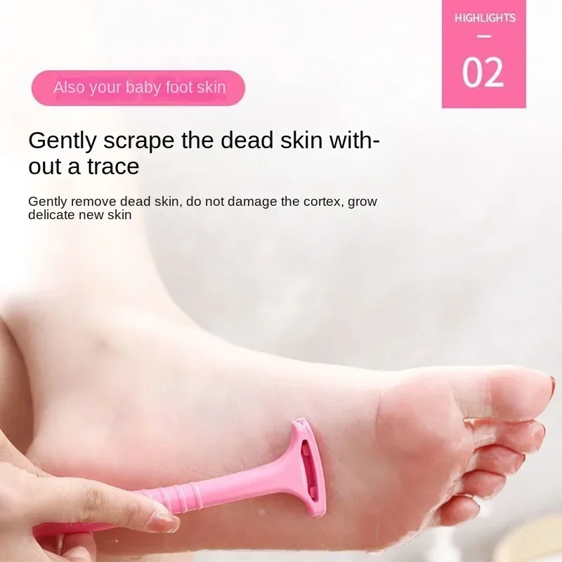 Инструмент для удаления омертвевшей кожи модный металл + пластик